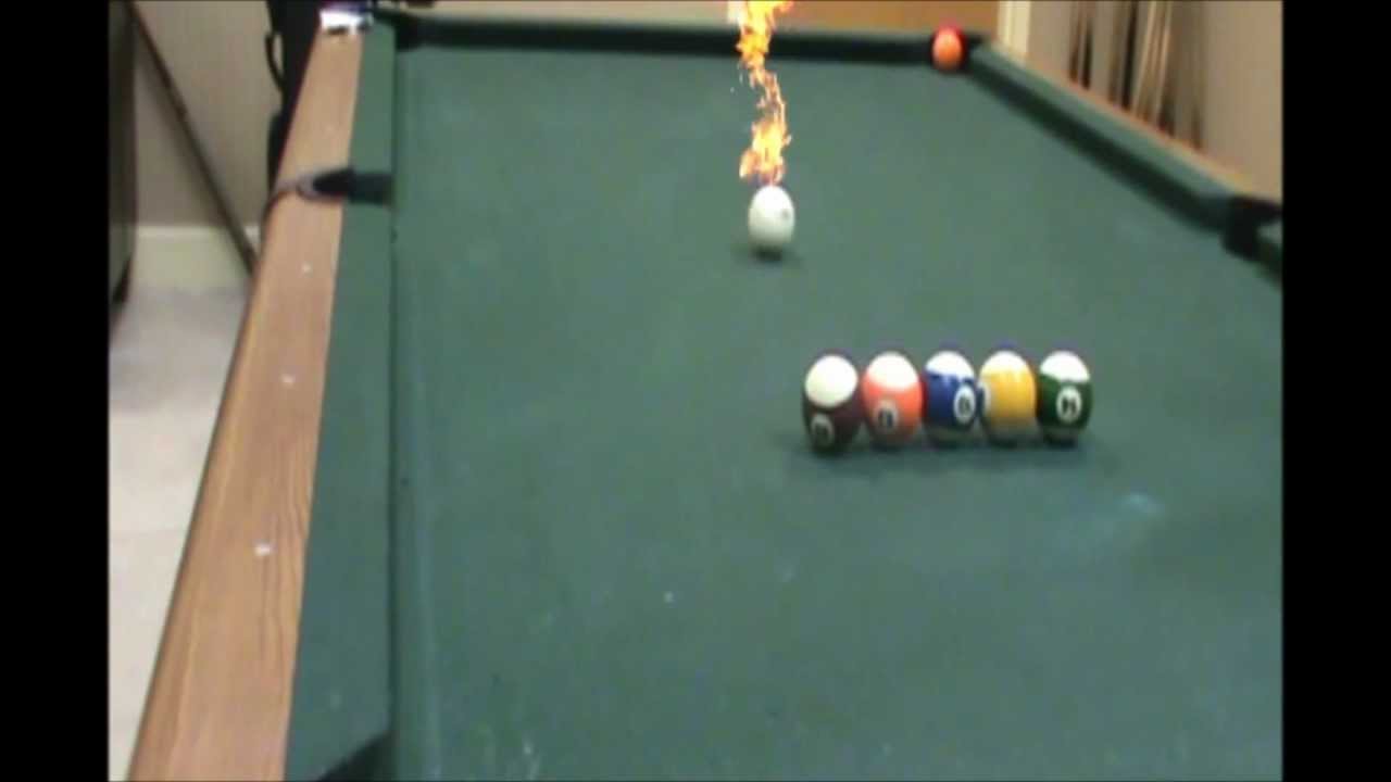 Adobe After Effects |Cue Ball On Fire Trick Shot