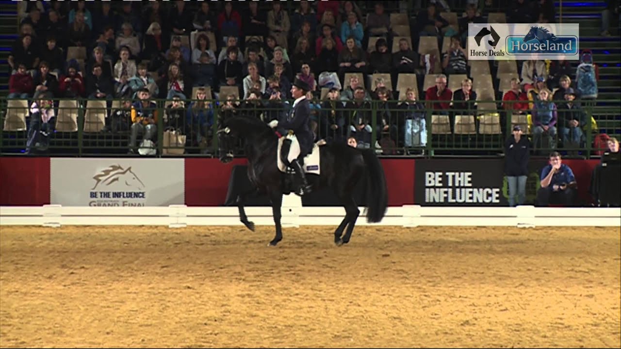 EQ Life Live TV Heath Ryan and Regardez Moi winning Grand Prix Freestyle Equitana 2012