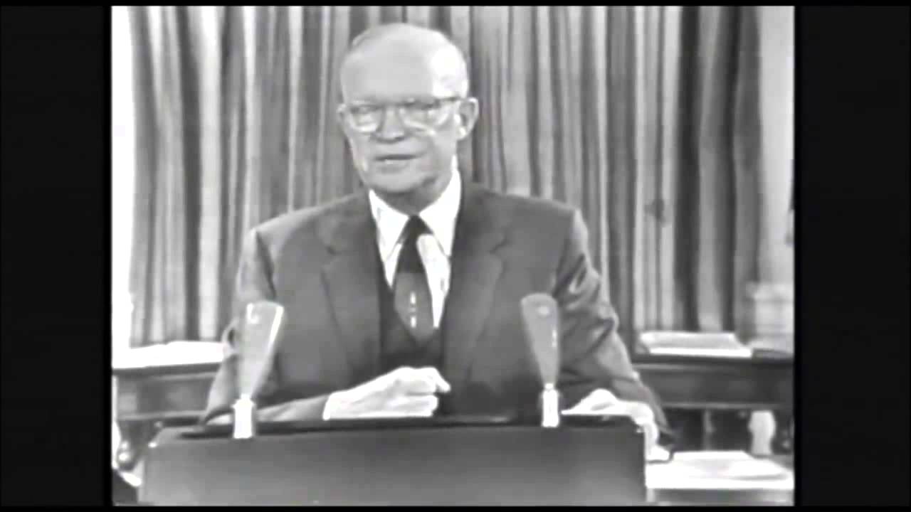 Eisenhower Farewell Address (Best Quality) – ‘Military Industrial Complex’ WARNING