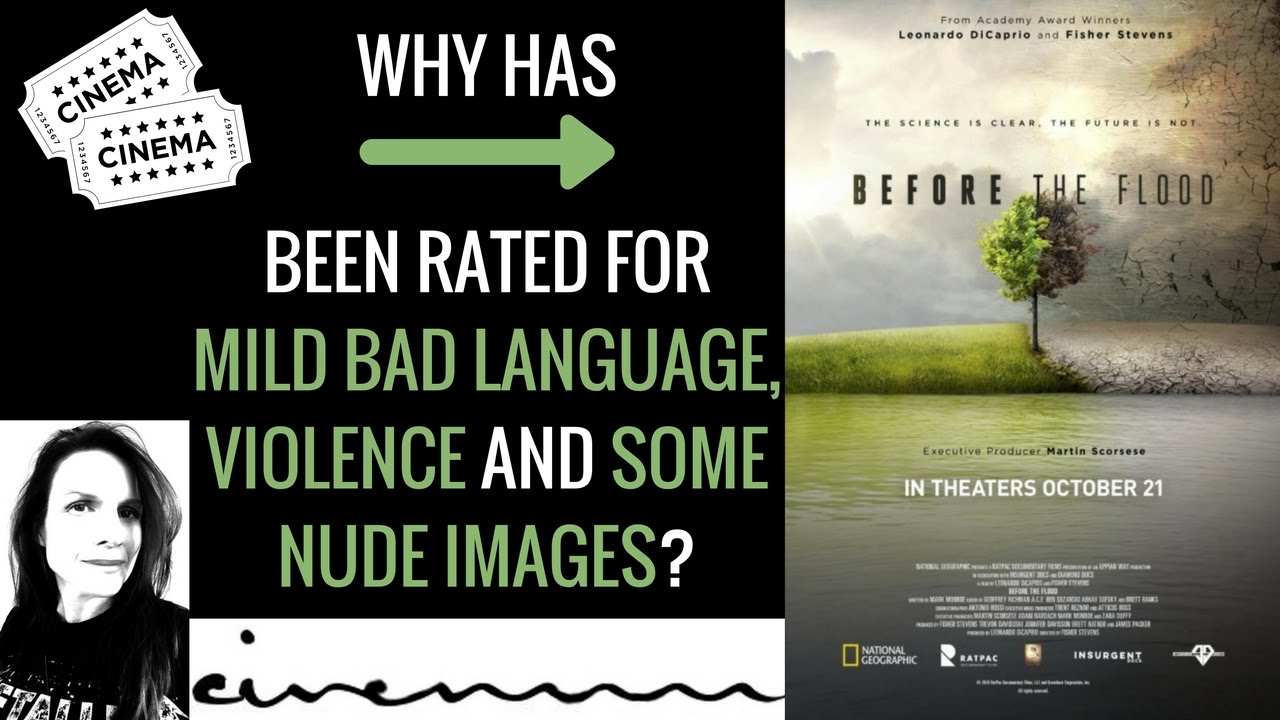 BEFORE THE FLOOD (2016) Rating Summary | violence/sex/nudity/blood/gore/alcohol/drugs/swearing