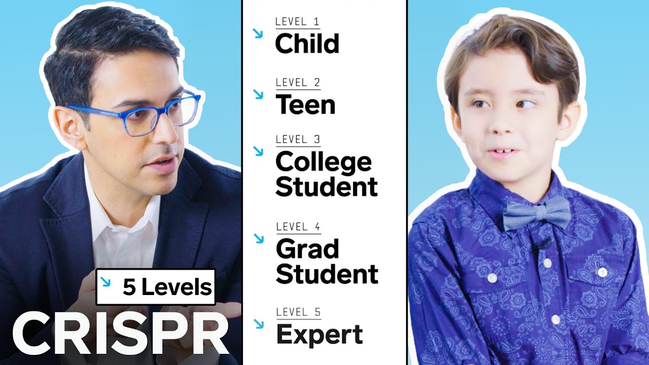 Biologist Explains One Concept in 5 Levels of Difficulty – CRISPR | WIRED