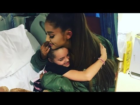 Ariana Grande visits victims at Manchester hospital