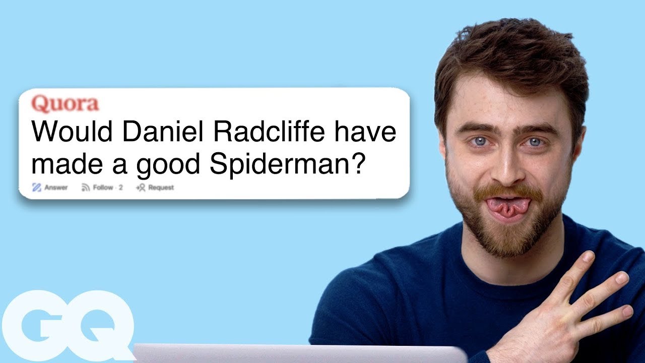 Daniel Radcliffe Replies to Fans on the Internet | Actually Me | GQ