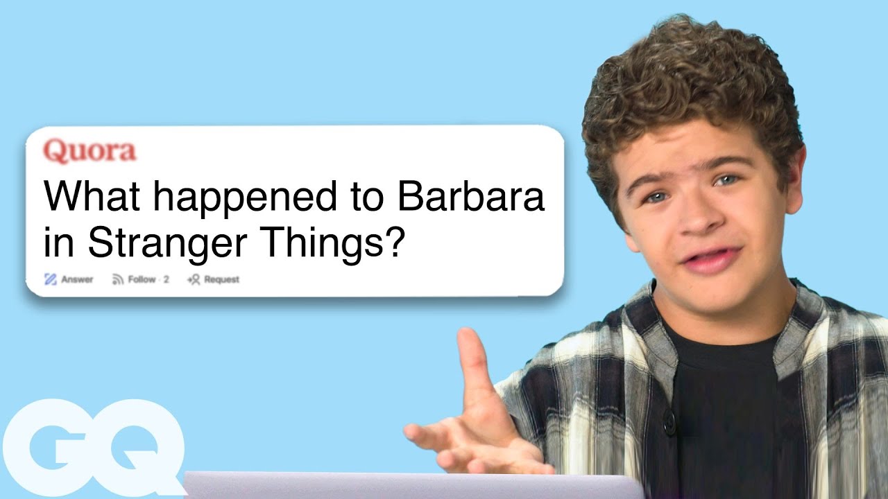 Stranger Things’ Gaten Matarazzo Replies to Fans on the Internet | Actually Me | GQ