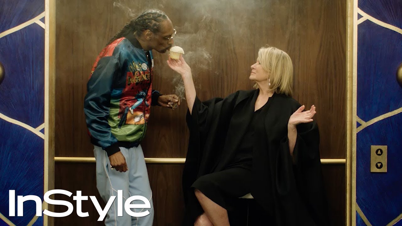 Snoop Dogg and Martha Stewart in the Golden Globes Elevator | InStyle