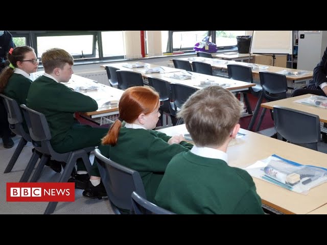 English schools prepare for return after six month break – BBC News