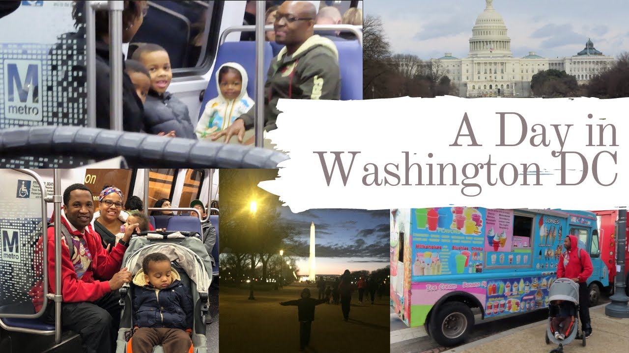 A DAY IN WASHINGTON DC || Riding the DC Metro!  || Checking out all the Food Trucks! || January 2020