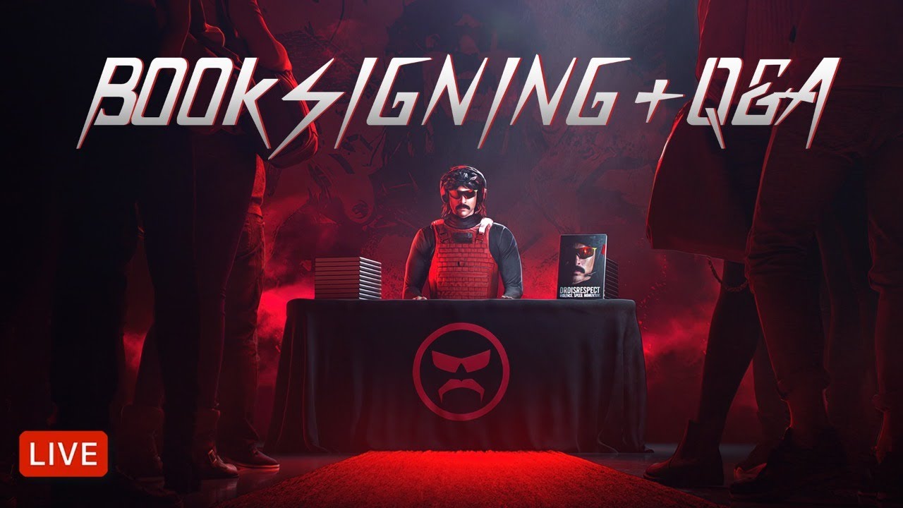 VEINY WEDNESDAY BOOK SIGNING Q&A – with DrDisrespect – !autograph