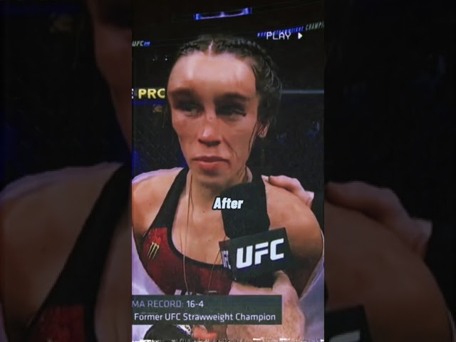 UFC fighters before and after fights