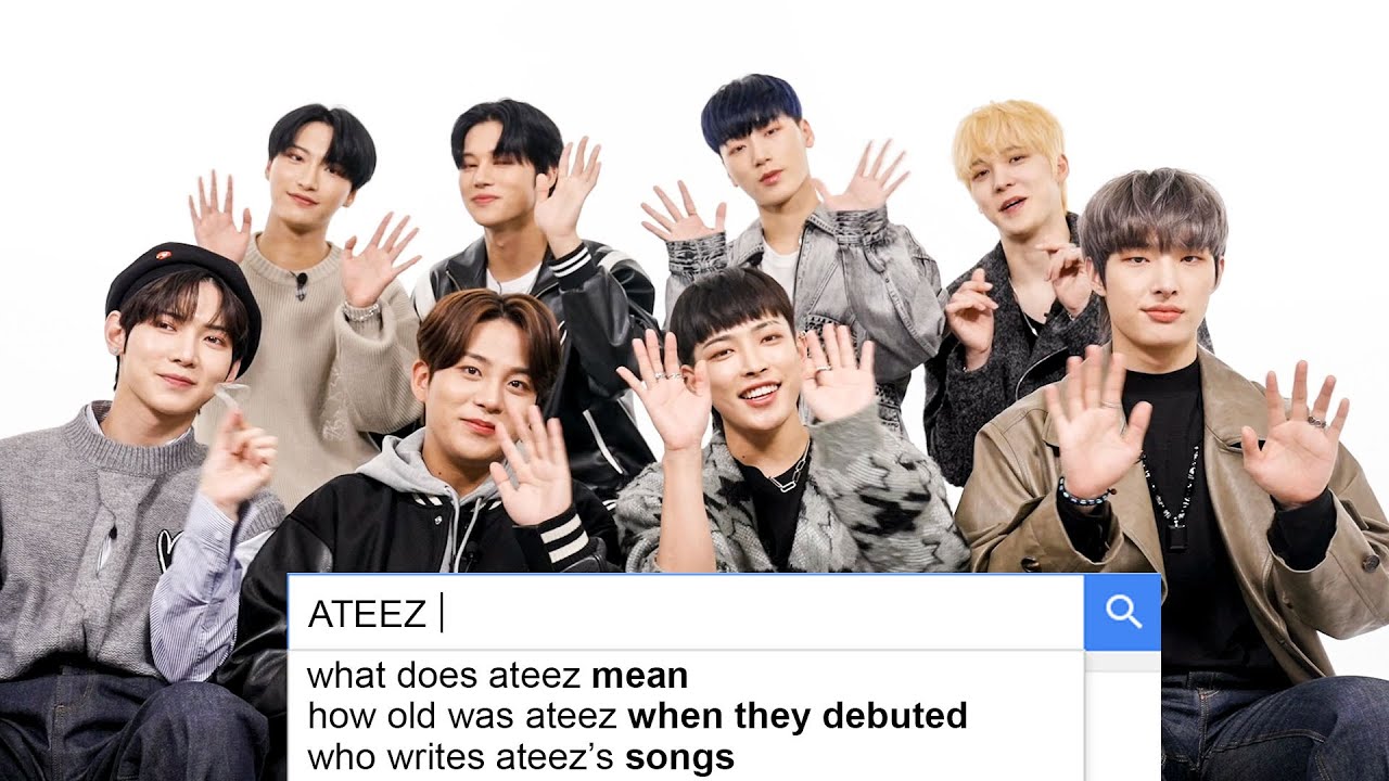 ATEEZ Answer the Web’s Most Searched Questions | WIRED
