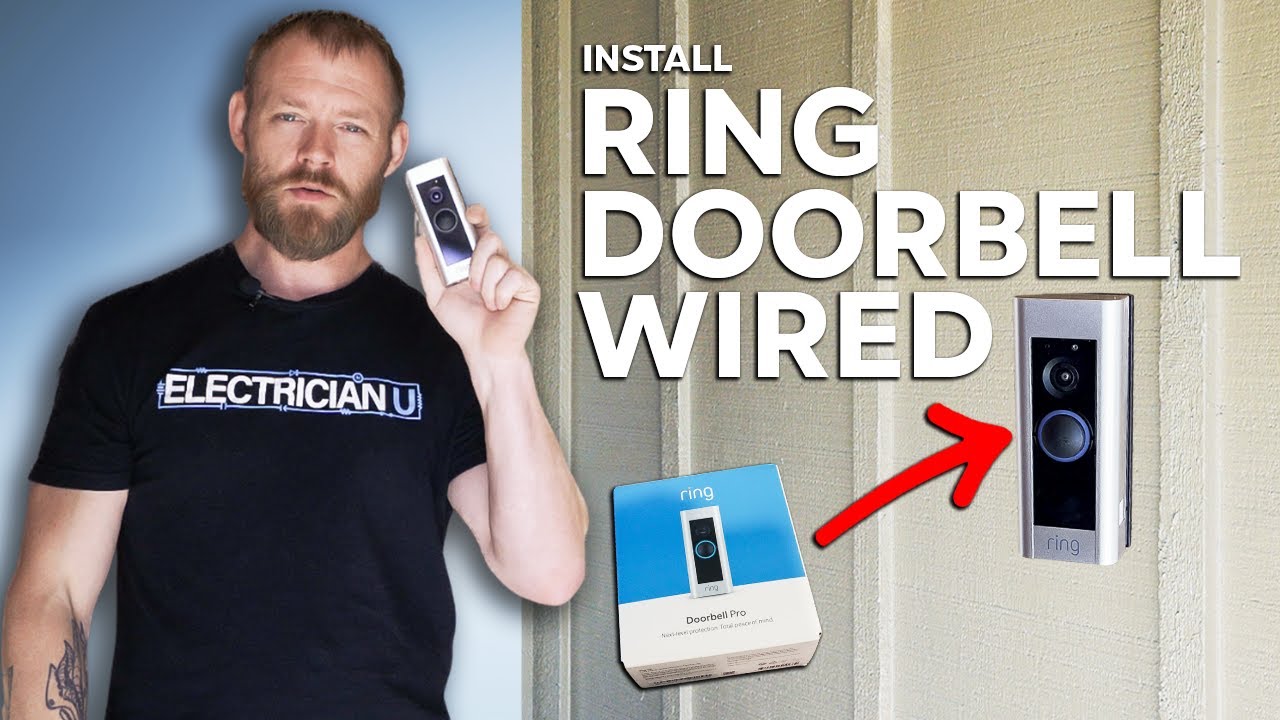How To Install a Ring Video Doorbell Wired –  From an Electrician