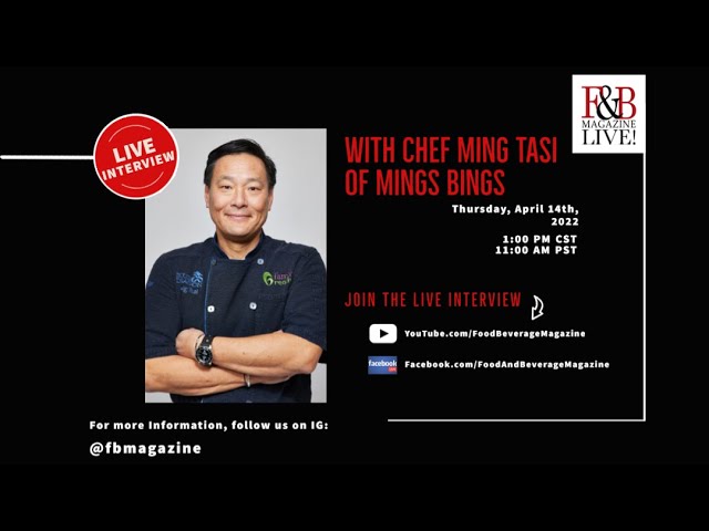 Chef Ming Tsai Founder of MingsBings