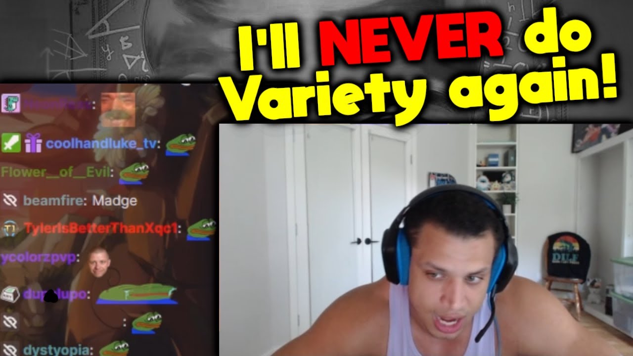 Tyler1 on Variety Streams