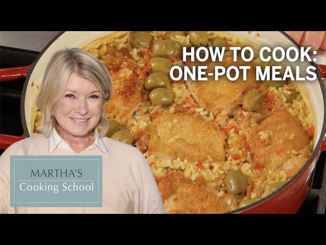 Martha Teaches You How To Cook One-Pot Meals | Martha Stewart Cooking School S4E2 “One-Pot Meals”