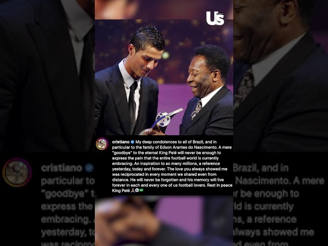 Cristiano Ronaldo Reacts To Pele’s Death #cristianoronaldo #pele #shorts