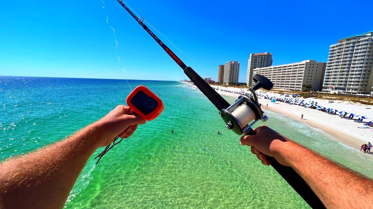 Dropping a GoPro Under a Popular Fishing Pier (Wild)