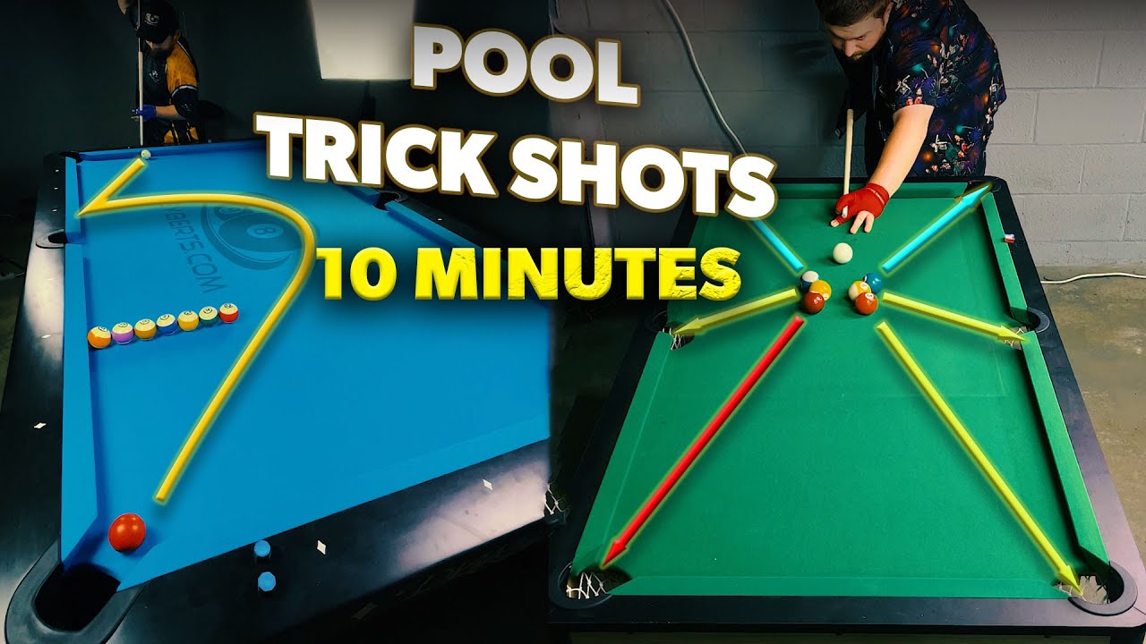 Ridiculous Pool Trick Shots | 10 minutes of awesomeness PT.2