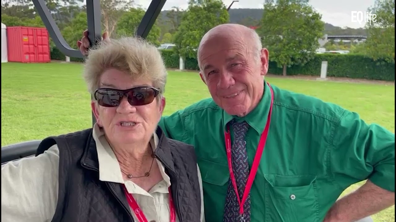 Cathie Drury Klein & Trevor Klein at Dressage by the Sea