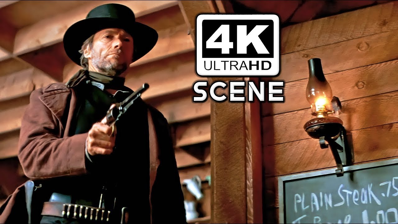 The Preacher(Clint Eastwood) in 1985’s Pale Rider | 4K