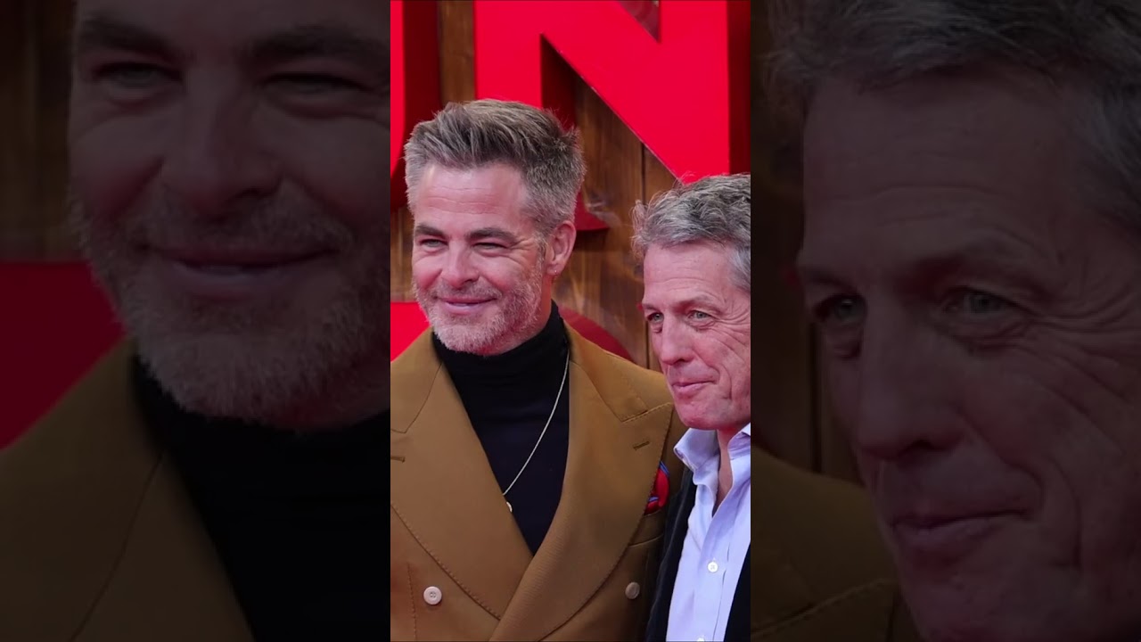 We’re daydreaming of #ChrisPine and #HughGrant at the #DungeonsAndDragons premiere. ☁️ #shorts