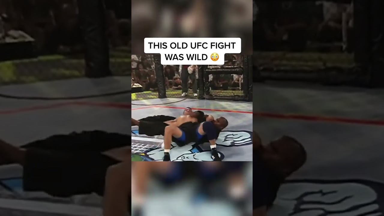 UFC in 1996 was different 😳 (via UFC)