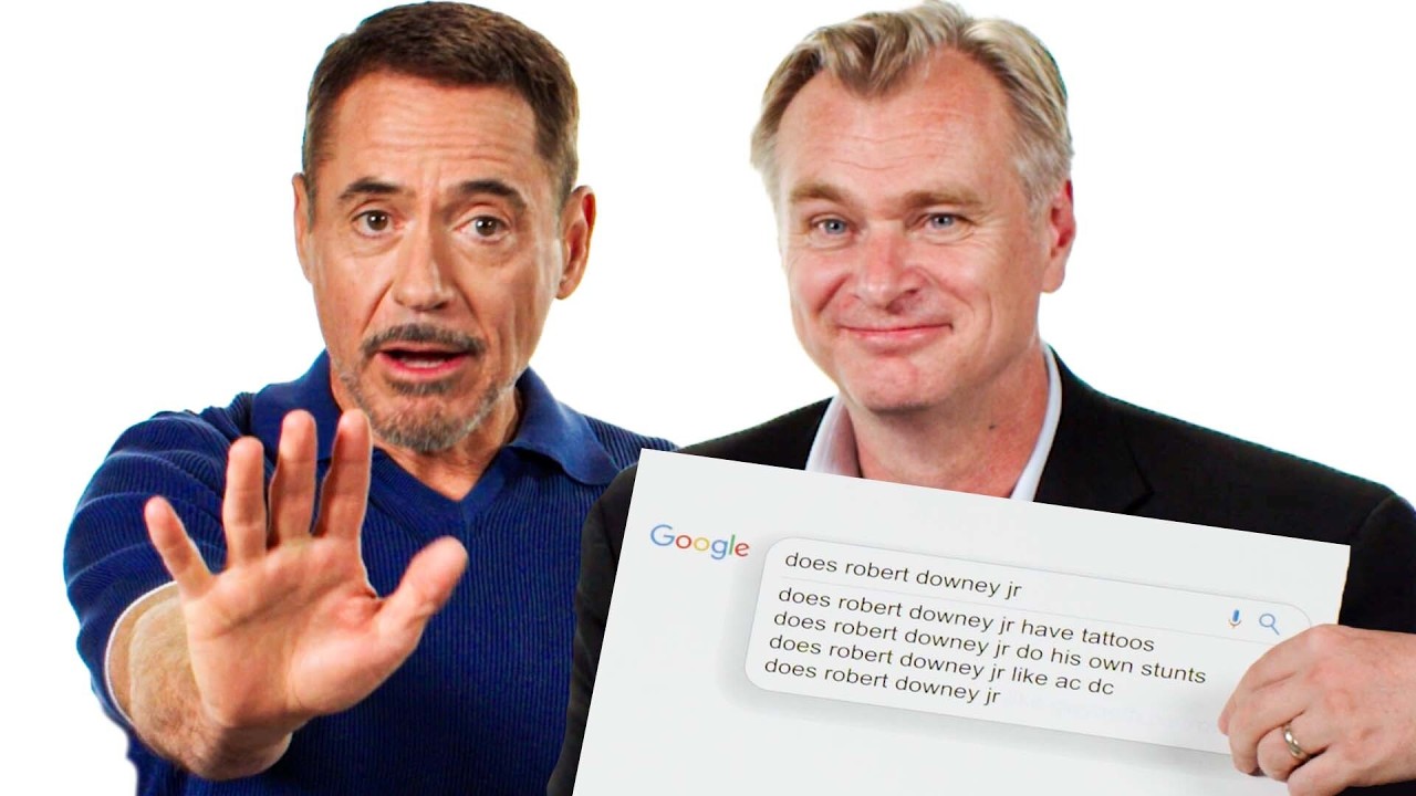 Robert Downey Jr. & Christopher Nolan Answer The Web’s Most Searched Questions | WIRED