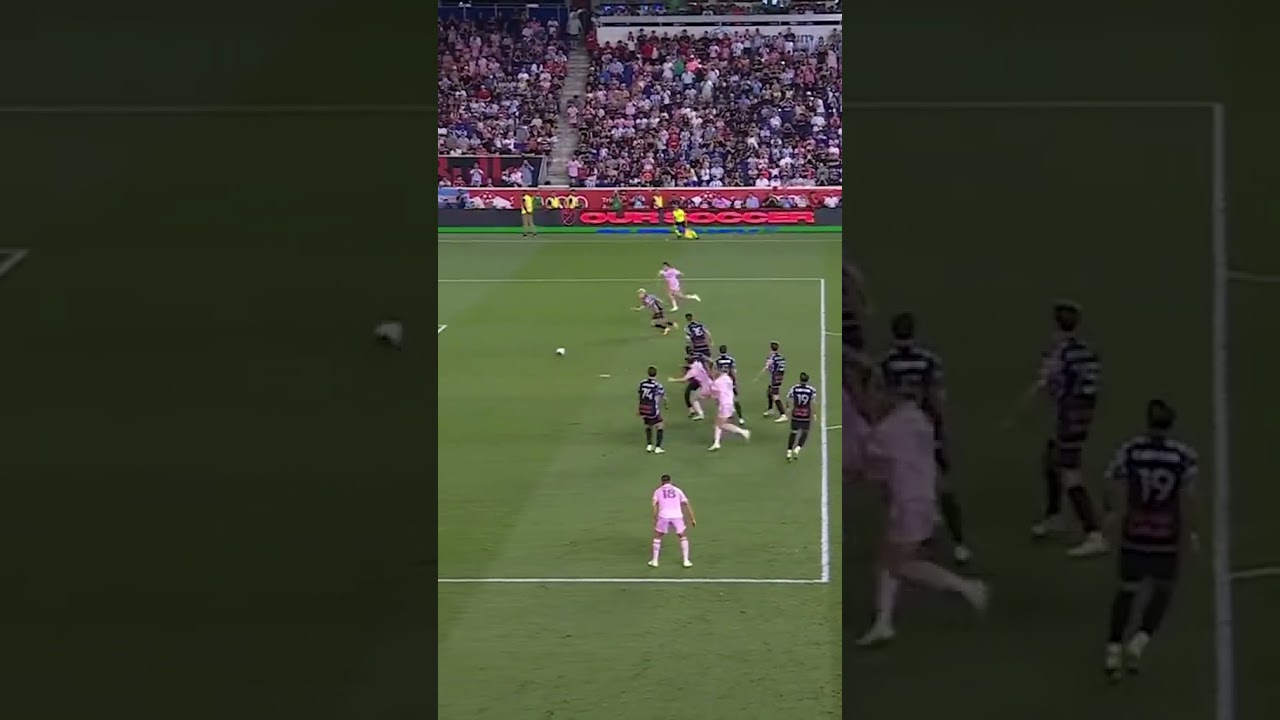 This angle of Messi’s pass 😳 #shorts