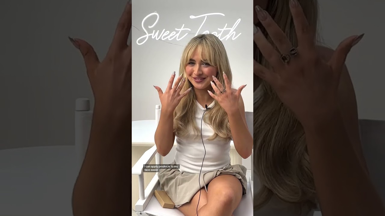 Sabrina Carpenter talking about Long Nails & Short Nails for Refinery29