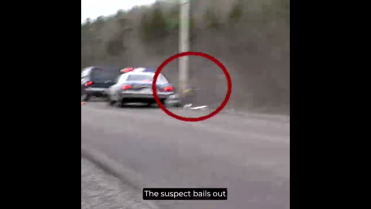 A camera man in Novia Scotia gets a harrowing crash on tape #WorldsWildestPoliceVideos #shorts