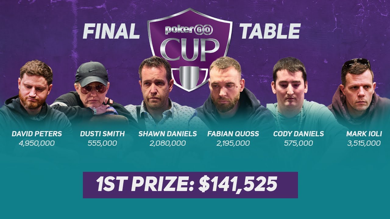 PokerGO Cup Event #1 Final Table with David Peters, Fabian Quoss & Cody Daniels