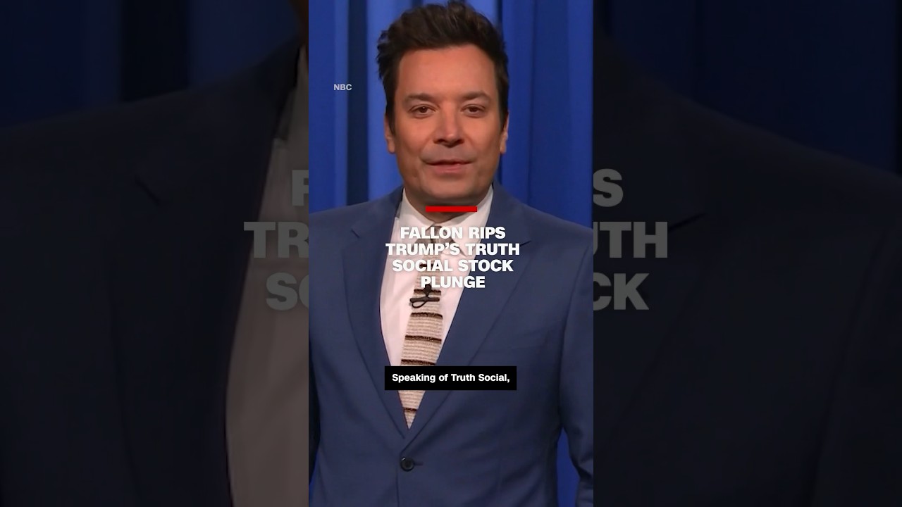 Fallon rips Trump’s Truth Social stock plunge