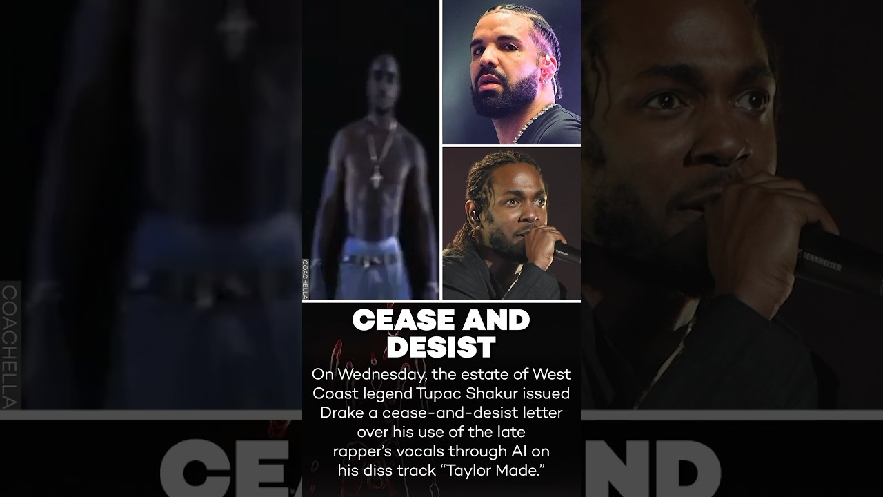 Tupac’s Estate Threatens to Sue Drake Over AI Vocals in Kendrick Lamar Diss!