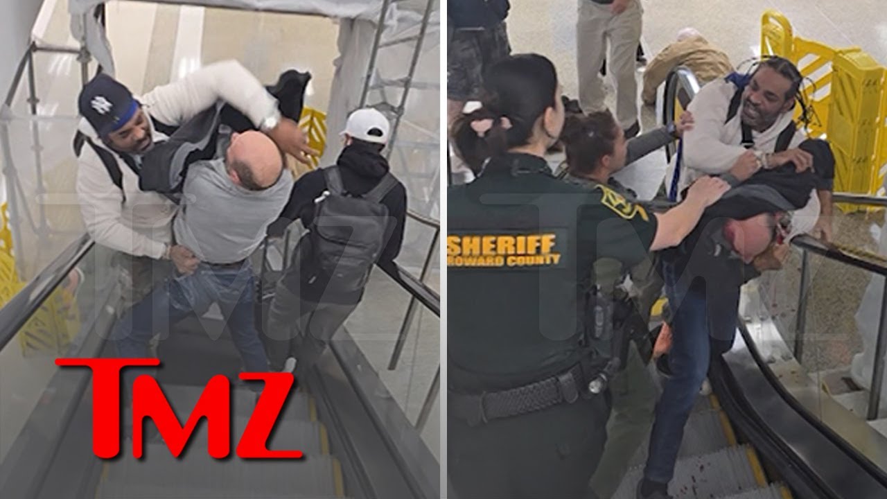 Jim Jones Brawls with Two Men on Airport Escalator, Claims Self-Defense | TMZ