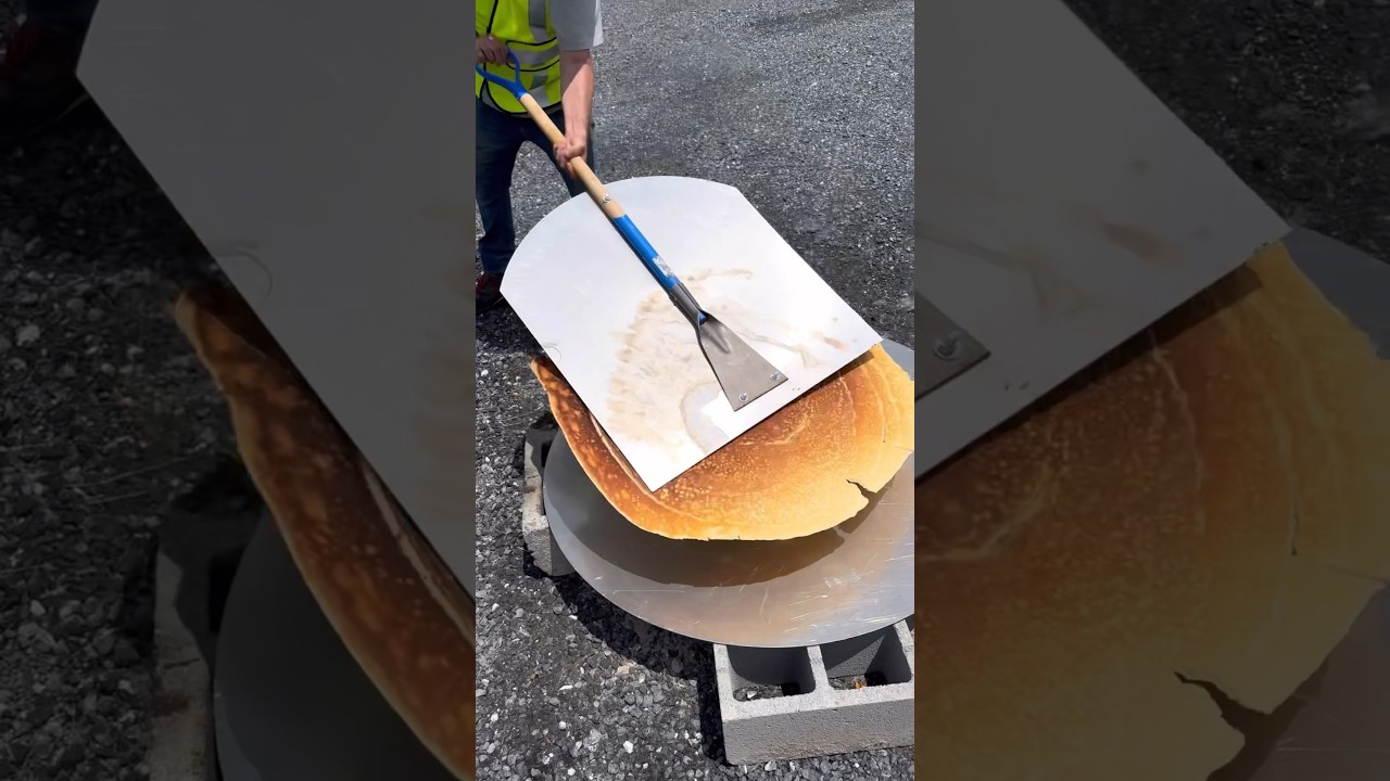 We Attempted to Cook Massive Pancakes on the Jobsite