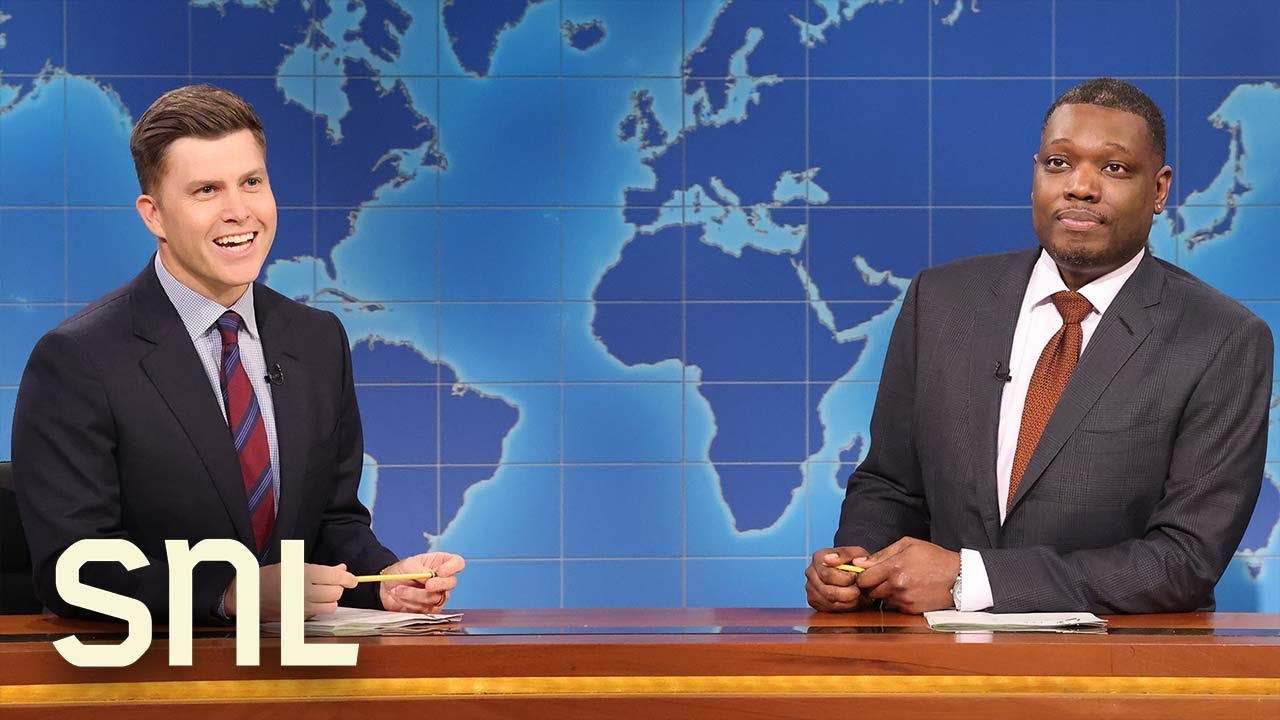 Weekend Update: Colin Jost and Michael Che Swap Jokes for Season 49 Finale – SNL