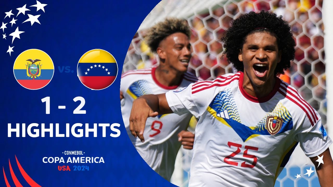 Ecuador vs Venezuela 1-2 RESUMEN | Copa América 2024