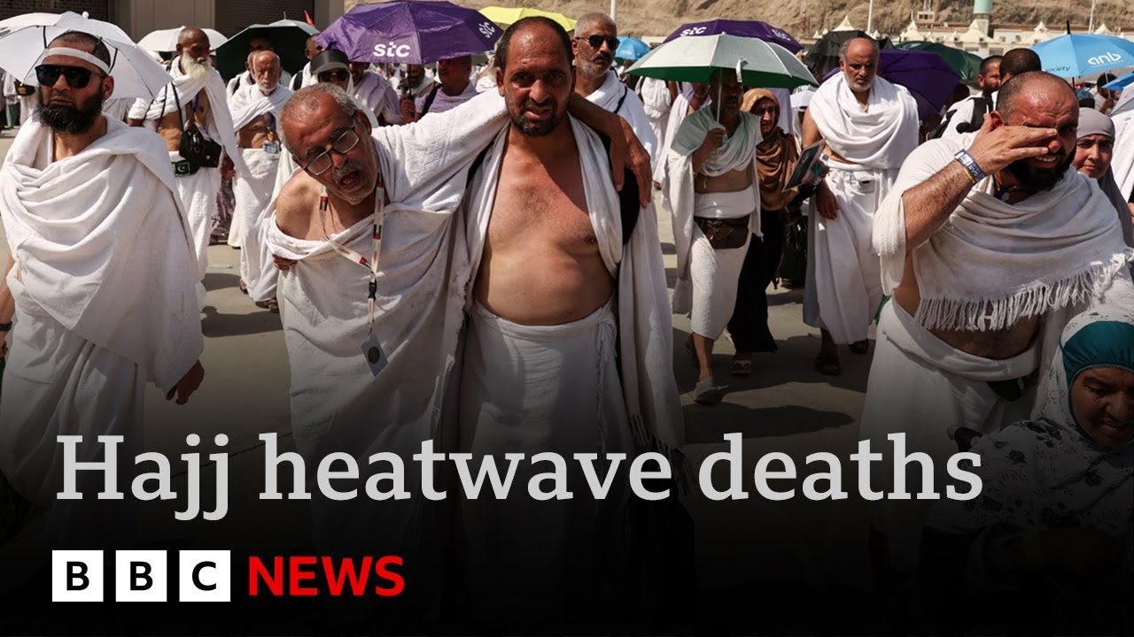 Hajj pilgrimage: more than 1,000 dead in extreme 52C heatwave | BBC News