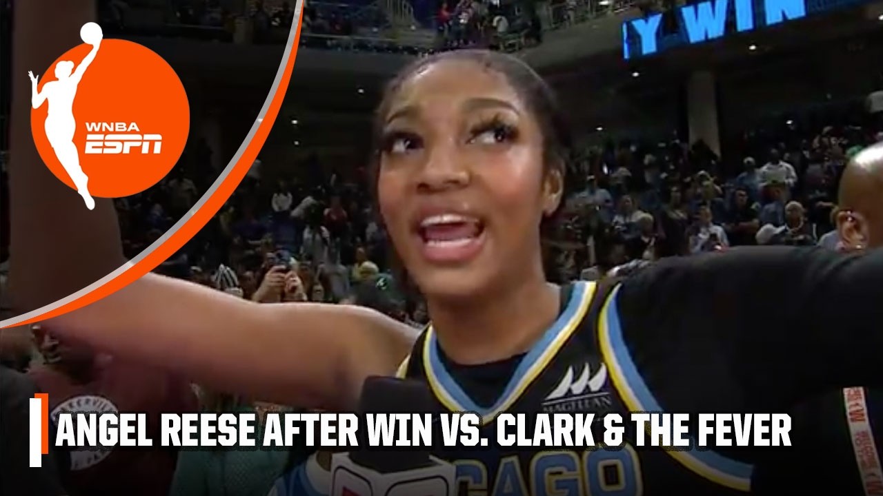 ‘I’M A DOG!’ 😤 – Angel Reese on career-high night in win vs. Caitlin Clark & Fever 🔥 | WNBA on ESPN