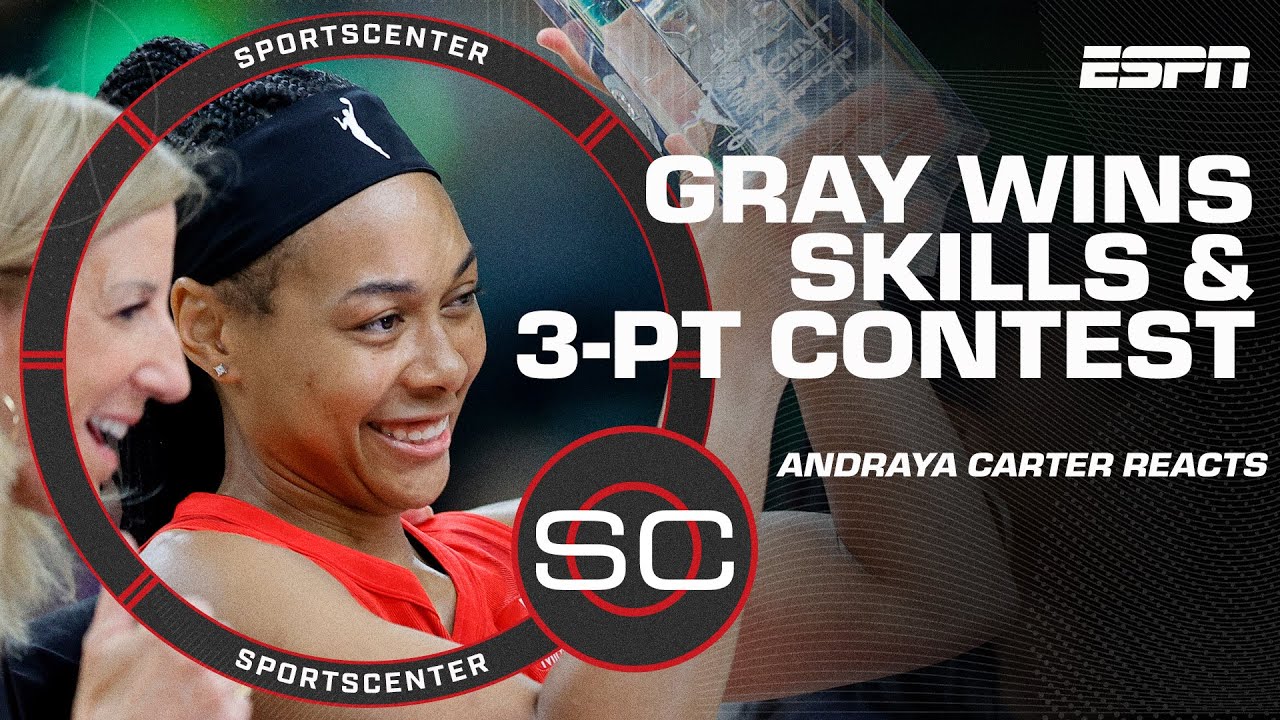 Allisha Gray MAKES HISTORY during WNBA Skills Competition | SportsCenter