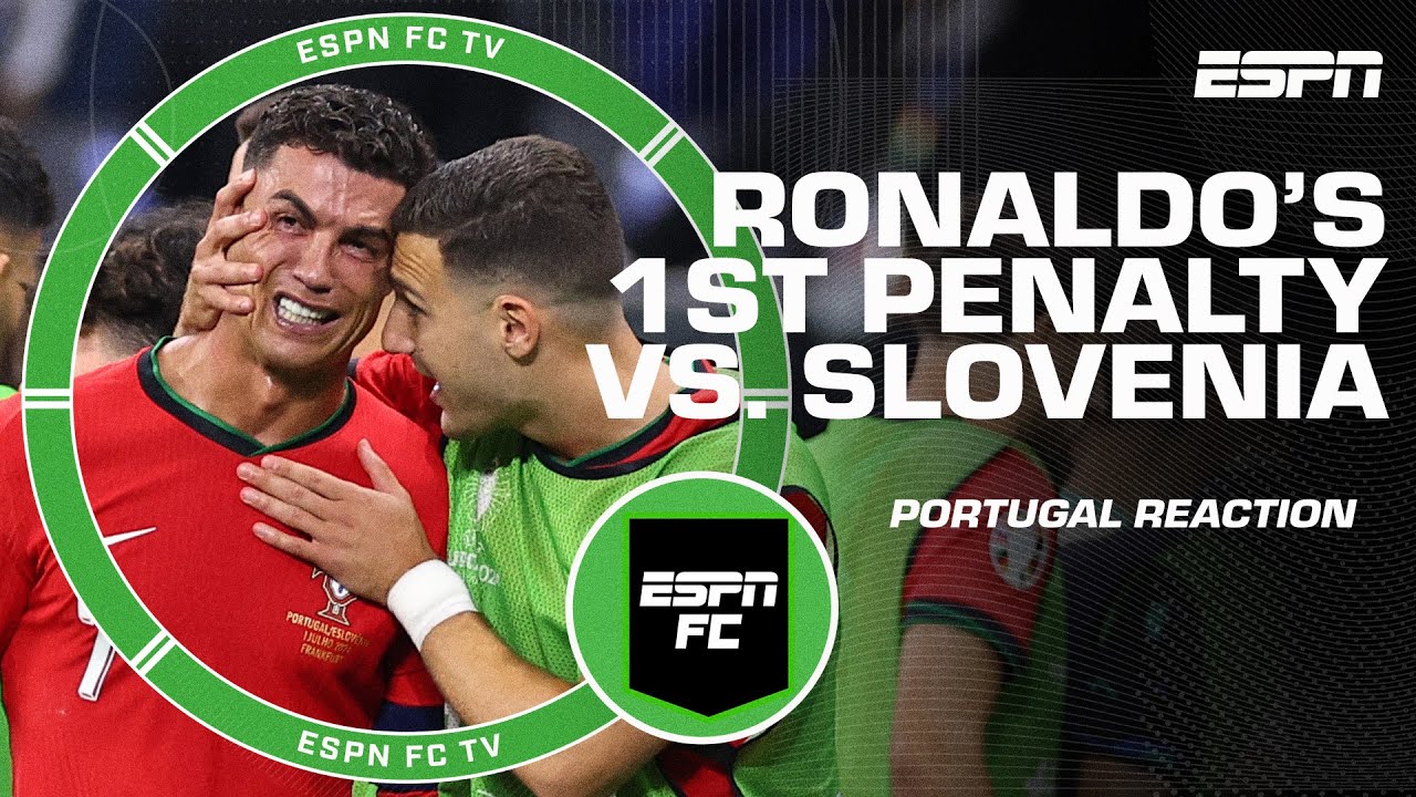 Cristiano Ronaldo REDUCED TO TEARS! ➡️ FULL REACTION to Portugal-Slovenia | ESPN FC