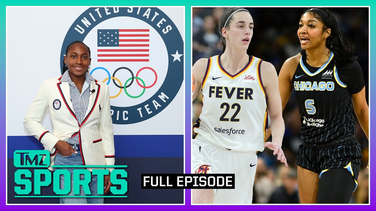 Gauff Joins LeBron as Olympic Flag Bearer & WNBA Merch Sales Soar | TMZ Sports Full Ep – 7/24/24