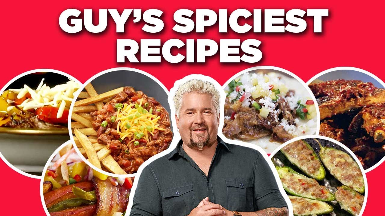 Guy Fieri’s Spiciest Recipe Videos | Guy’s Big Bite | Food Network