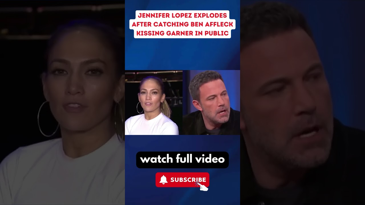 Jennifer Lopez EXPLODES After Catching Ben Affleck Kissing Garner in Public part 6