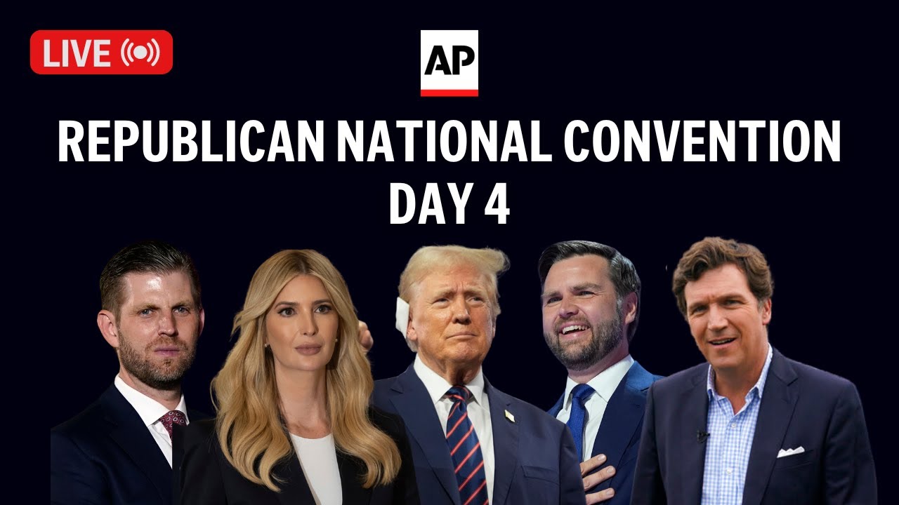 LIVE: Trump gives speech on Day 4 at RNC