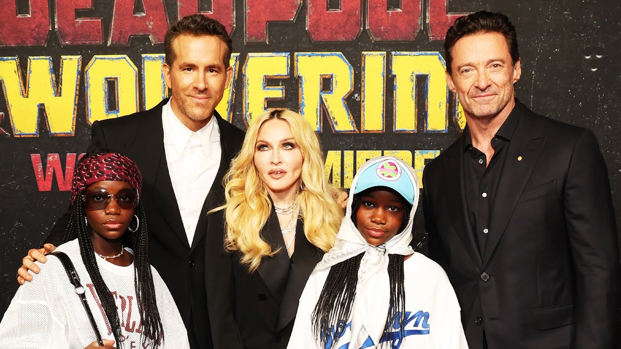 Madonna’s Twins Make RARE Appearance With Ryan Reynolds and Hugh Jackman