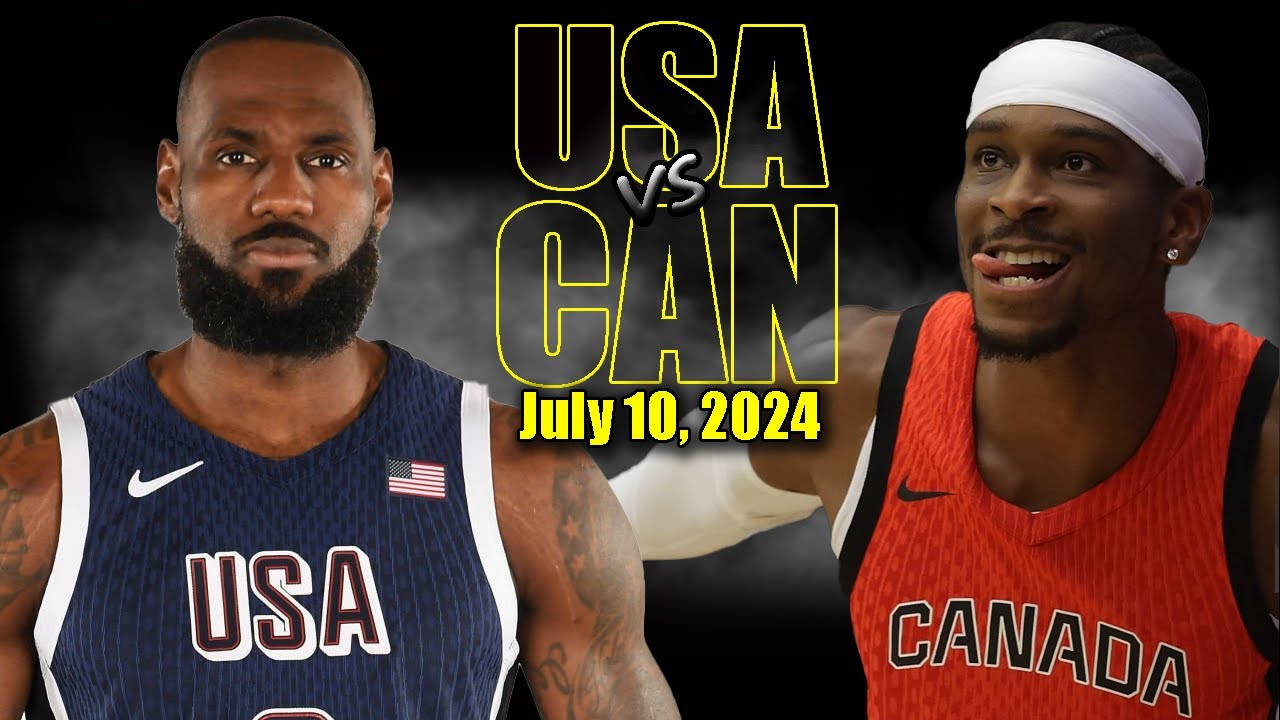 Team USA vs Canada Full Game Highlights – 2024 Olympics | July 10, 2024