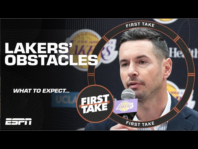 The BIGGEST OBSTACLE for JJ Redick and the Lakers 🍿 | First Take