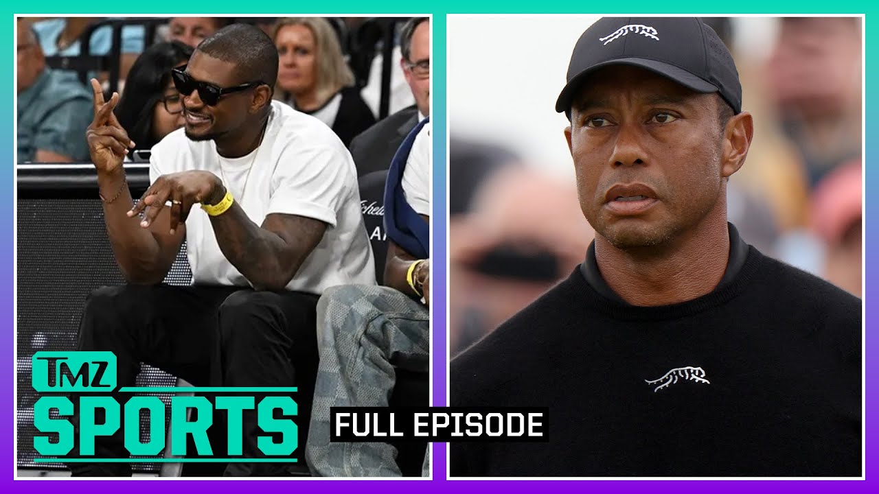 Usher Hypes Sky vs Aces Game & Tiger on Trump’s Attempted Attack | TMZ Sports Full Ep – 7/17/24