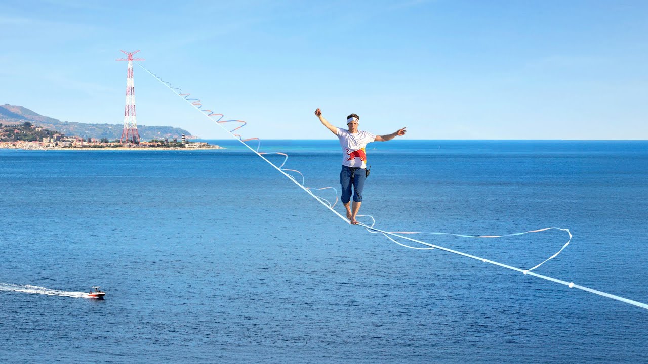 World Record Longest Slackline Attempt