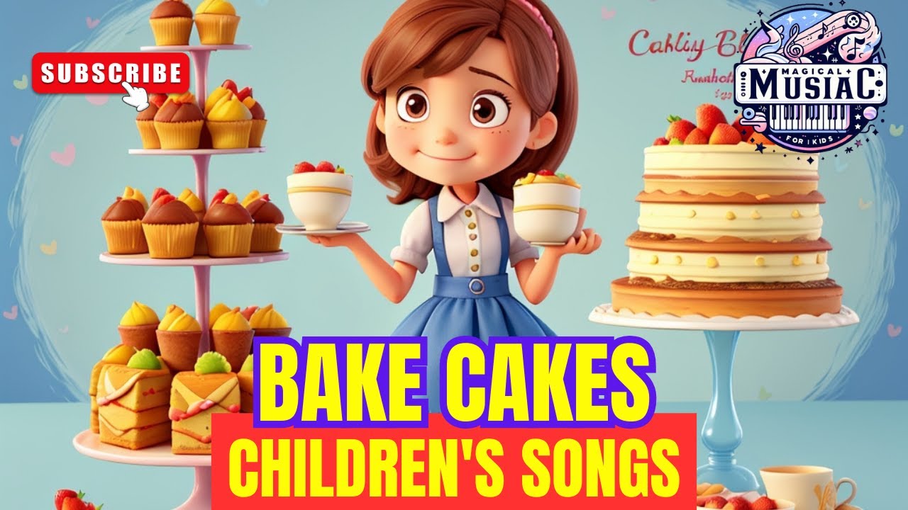 🍰 Bake Cakes 2 🎵 Children’s songs🌟 Videos for Children 🎉 #kidsmusic